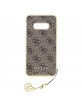 Guess Charms Hard Case for Samsung Galaxy S10e Brown