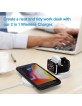 2in1 wireless charging pad white charger QI standard