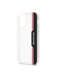 AMG iPhone 12 / 12 Pro Case Cover Electroplated Black & Red Transparent