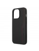 AMG iPhone 13 Pro Max Hülle Case Cover Carbon / Leder Schwarz