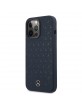 Mercedes iPhone 13 Pro Hülle Case Cover Silikon Stars Pattern Blau
