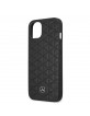 Mercedes iPhone 13 mini case cover Stars & Lines black real leather