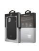 Mercedes iPhone 13 mini Case Cover Perforated Genuine Leather Black