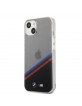 BMW iPhone 13 mini Cover Case Cover M Power Tricolor Transparent 