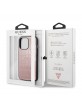 Guess iPhone 13 Pro Hülle Case Cover Croco Kollektion Rosa