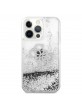 Guess iPhone 13 Pro Hülle Case Cover 4G Big Liquid Glitter Silber