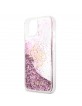 Guess iPhone 13 mini Case Cover 4G Big Liquid Glitter Pink