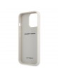 Ferrari iPhone 13 Pro Hülle Case Cover Echt Carbon Silber