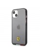 Ferrari iPhone 13 mini Hülle Case Cover Italia Outline Transparent