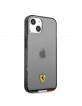 Ferrari iPhone 13 mini Hülle Case Cover Italia Outline Transparent