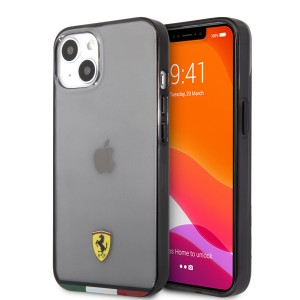 Ferrari iPhone 13 Case Cover Italia Outline Transparent