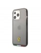 Ferrari iPhone 13 Pro Case Cover Italia Outline Transparent