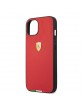 Ferrari iPhone 13 mini Hülle Case Cover Italian Flag Line Rot