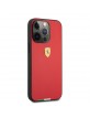 Ferrari iPhone 13 Pro Hülle Case Cover Italian Flag Line Rot