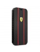 Ferrari iPhone 13 mini Tasche Book Case Smooth Tire Stripe Schwarz