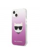 Karl Lagerfeld iPhone 13 Hülle Case Cover Choupette Pink