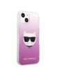 Karl Lagerfeld iPhone 13 mini case cover Choupette Pink