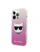 Karl Lagerfeld iPhone 13 Pro Max Hülle Case Cover Choupette Pink