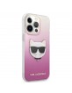 Karl Lagerfeld iPhone 13 Pro Case Cover Choupette Pink