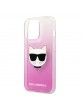 Karl Lagerfeld iPhone 13 Pro Hülle Case Cover Choupette Pink