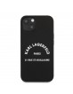 Karl Lagerfeld iPhone 13 Hülle Case Cover Silikon RSG Schwarz