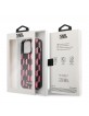 Karl Lagerfeld iPhone 13 Pro Case Cover Monogram Plaque Black / Pink