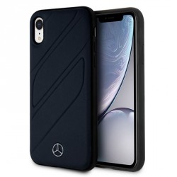 Mercedes Benz Organic II Genuine Leather Case / Cover iPhone XR Navy