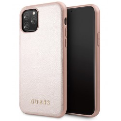 Guess Case Iridescent Collection Cover iPhone 11 Pro Rose Gold
