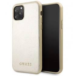 Guess Case Iridescent Collection Cover iPhone 11 Pro Gold