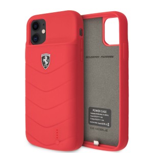 Ferrari iPhone 11 Pro Max Power-Case Silicone 4000mAh Rot