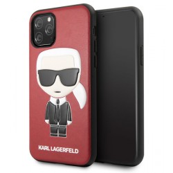 Karl Lagerfeld Iconic Karl Lederhülle iPhone 11 Pro Rot