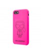 Karl Lagerfeld iPhone SE 2020 / 8 / 7 Silicon Iconic Case Lining Pink