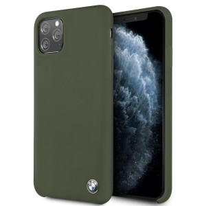 BMW Liquid Silicone Case iPhone 11 Pro Max Green BMHCN65SILMG
