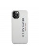 US Polo iPhone 11 Pro case silicone lining white effect logo