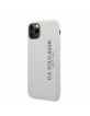 US Polo iPhone 11 Pro Max Hülle Effect Logo Silikon Innenfutter Weiß