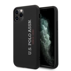 US Polo iPhone 11 Pro Max cover Effect Logo silicone lining black