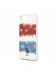 US Polo iPhone SE 2020 / 8 / 7 case tricolor USA flag white
