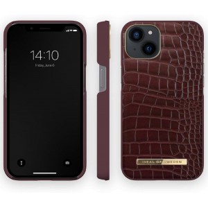 iDeal of Sweden iPhone 14 / 13 Hülle Case Cover Scarlet Croco Rot