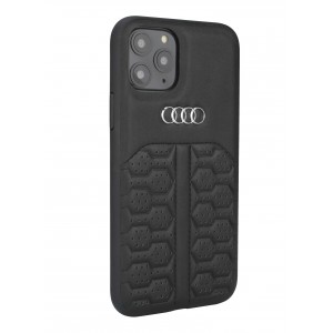 Audi iPhone 12 Mini Case / Cover A6 Series Genuine Leather Black