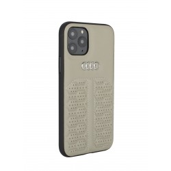Audi iPhone 12 / 12 Pro leather case / cover A6 series genuine leather beige