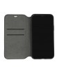 Audi iPhone 12 Mini Ledertasche Book Case A6 Serie Echtes Leder Schwarz