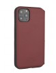 Audi iPhone 12 / 12 Pro book case cover A6 series Genuine leather red