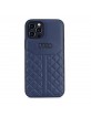 Audi iPhone 12 / 12 Pro leather Case / Cover Q8 series genuine leather blue