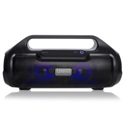 UNIQ Funky Bluetooth Lautsprecher Schwarz Speaker AUX SD USB TWS