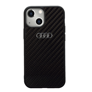 Audi iPhone 13 Mini Carbon Cover / Case / Hülle R8 Kollektion Schwarz