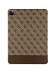 Guess iPad Pro 12.9 Book Case Cover 4G Stripe Brown