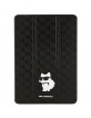 Karl Lagerfeld iPad 10.2 Tasche Book Case Saffiano Choupette Schwarz