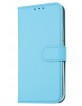 Blaue Ledertasche für iPhone 11 mit Aufstellfunktion + Kartenfach