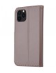 Brown leather case for iPhone 11 Pro with stand-up function + card