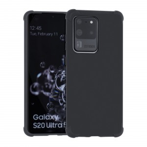 Shockproof Hülle Samsung Galaxy S20 Ultra Fallschutz / Kantenschutz Schwarz